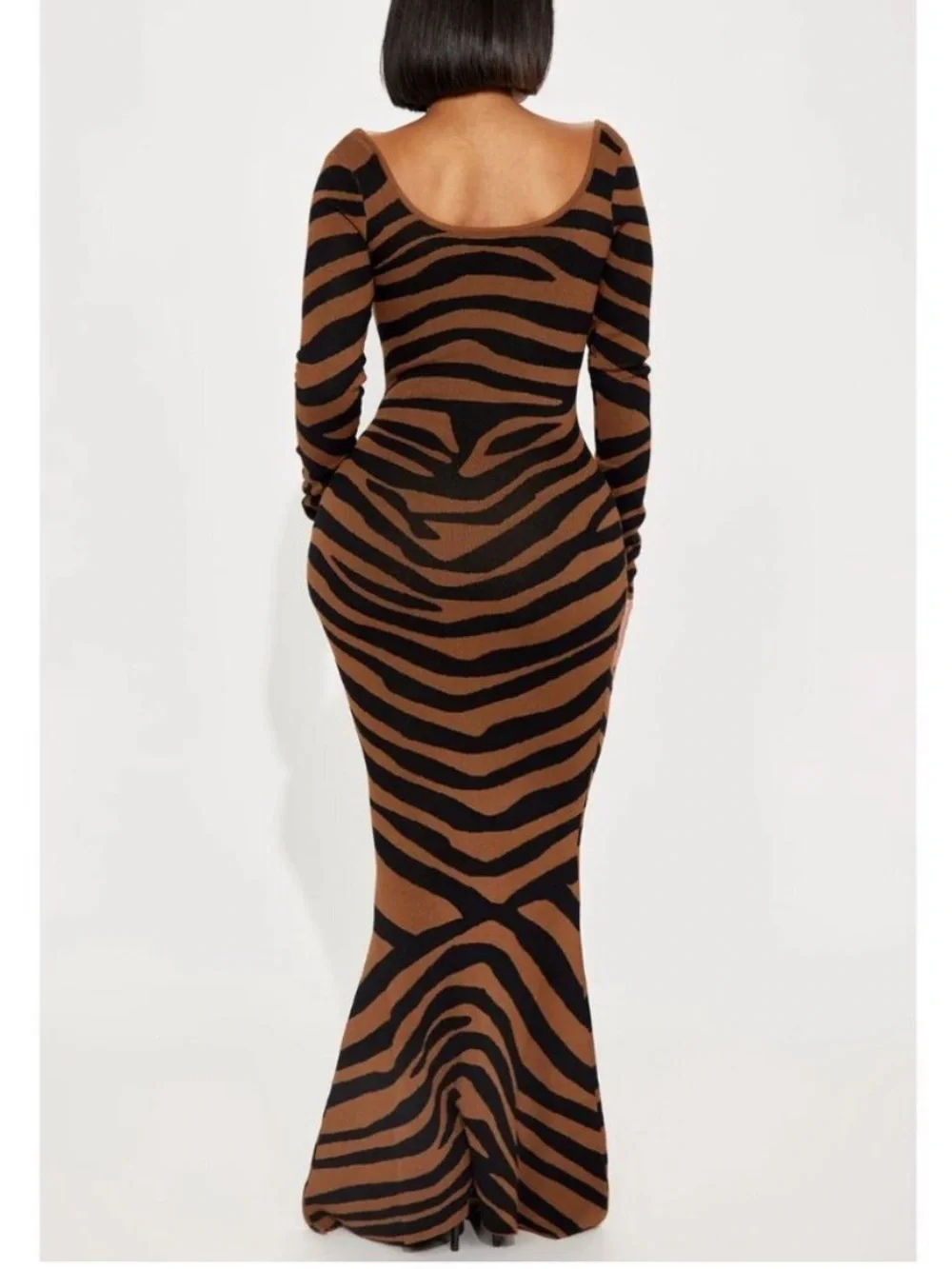 Sutton Sweater Maxi Dress - Black/combo S - Picture 3 of 8